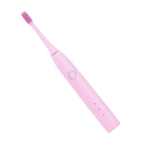 HiSmile Pink Electric Toothbrush, 3 Brushing Modes, Smart Timer, Rechargeable - Picture 2 of 7